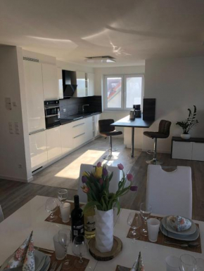 Moderne Neubauwohnung mit Panoramablick